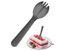 Cucharas de postre de acero inoxidable para postre, cucharas de yogur, resistentes a caídas, tenedores para tartas, accesorios de cocina, juego de tenedores de ensalada para helado, arroz