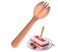 Cucharas de postre de acero inoxidable para postre, cucharas de yogur, resistentes a caídas, tenedores para tartas, accesorios de cocina, juego de tenedores de ensalada para helado, arroz