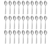 Cucharas de postre, Funnydin Juego de cucharas de Acero Inoxidable, 36 piezas, 17cm, apto para lavavajillas, cucharas de mesa, cucharas soperas, cucharas de Postre para cocina