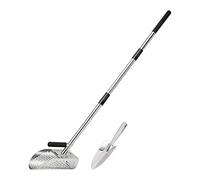 Cucharas de prospección doradas ligeras hechas de acero para la mayoría de los niveles de habilidad, cuentan con un filtrado eficiente y durabilidad, cómodos accesorios del tesoro