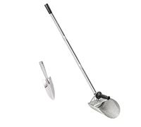 Cucharas de prospección doradas ligeras hechas de acero para la mayoría de los niveles de habilidad, cuentan con un filtrado eficiente y una herramienta de tesoro de acero inoxidable de durabilidad
