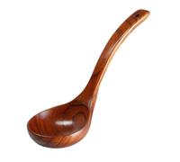 Cucharas de sopa Cuchara de madera con mango largo, cuchara grande de madera for gachas de estilo coreano Para el hogar y la cocina (Color : 4 pack)