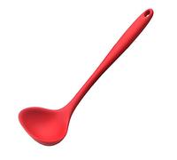 Cucharas de sopa La silicona no daña la cuchara de olla, utensilios de cocina, cuchara de mango largo de estilo chino Para el hogar y la cocina (Color : 4 pack)