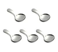 Cucharas for servir de acero inoxidable con mango corto for helado, sal, té, café