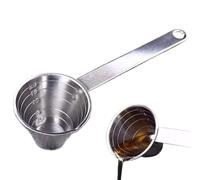 Cucharas medidoras: 3,31 x 1,77 x 1,38 pulgadas, vaso medidor, duradero, medidas ligeras, grabadas, báscula de cuchara para comidas de cocina diarias, dosificación