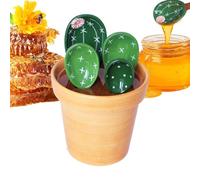 Cucharas Medidoras,4 Piezas con Almacenamiento para Utensilios de Repostería,Pequeñas Cucharitas Medidoras Utensilios de Cocina - Para Líquido Polvo Azúcar Sal Harina Hogar Apartamento Casa De Campo R