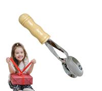 Cucharas musicales de metal: acero inoxidable, mango ergonómico | Instrumento de percusión con sonido nítido para actuaciones escénicas, educación musical | Cucharas de ritmo popular tradicional para
