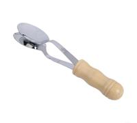 Cucharas musicales irlandesas con mango de madera, instrumento de percusión de mano popular de acero inoxidable para educación musical tradicional