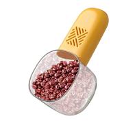 Cucharas para alimentos, cuchara de arroz a prueba de humedad con escala interior y mango antideslizante, cuchara medidora de mascotas para cocina, panadería, perro, gato, medición de alimentos