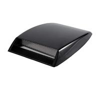 Cucharas para capó, 1x Cubierta de ventilación del capó del capó de la toma de aire decorativa del coche universal Negro(negro) for cubierta capo coche,entrada de aire capo coche,pegatinas cochetoma d