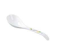 Cucharas para cubiertos Paquete de 4 cucharas piña, cuchara sopa pequeña creativa for el hogar, arroz, for avena, fideos, vajilla cerámica, blanco Utensilios de cocina(Grande)