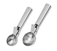 Cucharas Para Helado De 2 Piezas, Cucharas De Acero Inoxidable, Cucharas Multifuncionales, Utensilios De Cocina, Cucharas Para Frutas, Accesorios De Cocina