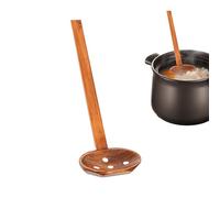 Cucharas Para Servir | Mango Largo De Madera - Olla Caliente De Degustación Para Uso En Cafeterías Y Restaurantes En Casa | Versátil Perfecto Para Sopas Y Presentación Culinaria, Juego De Cuchar