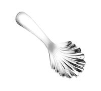 Cucharas Pequeñas - Cuchara Vintage Forma Concha Mango Corto,Cucharita de Té de Acero Inoxidable - para Cereales Fruta Aperitivos Cocina Restaurante Hotel Cena Tarros Camping Servir
