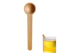 Cucharas Pequeñas De Madera | Cuchara Pequeña De Madera Para Miel | Cuchara Para Sal De Baño, Cuchara Reutilizable Para Dulces, Cucharadita Para Servir Utensilios Para Miel, Postre, Aperitivos, Caffé,
