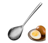 Cucharas ranuradas para cocinar, cuchara para espumadera | Colador con ranura para skimmer de acero inoxidable - Cucharón de cocina con mango largo, filtro de metal, espumadera para