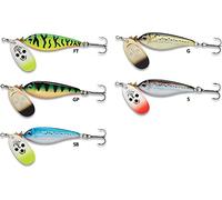 CUCHARILLA GIRATORIA Blue Fox VIBRAX Minnow Super - 9G - 9, per Unit, GP, N°2, N°8