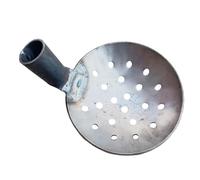 Cucharón de agua de hierro, cuchara de metal para estiércol, cuchara de fugas de drenaje, herramienta de tamizado de tanque séptico, cuchara de estiércol resistente, removedor de lodos eficiente para