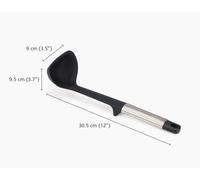 Joseph Joseph Cucharón de cocina Elevate – Silicona, sin BPA, Mango acero inoxidable