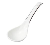 cucharón de sopa, Cuchara de sopa, cucharón gachas cocina cerámica for cocinar en la(Brown)