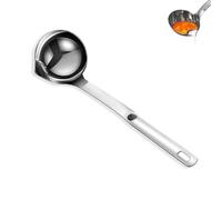 Cucharón de sopa separador de aceite de acero inoxidable, filtro de aceite, cuchara espumadora, colador de sopa para cocina, salsa, alimentos, separador de grasa