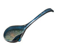 Cucharón de sopa Separador de grasa, cucharón de salsa de cerámica, cucharón de sopa for cocina, grasa separada, filtrar agua y aceite, cucharón separador de salsa for cocinar