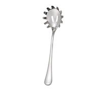 Cucharón ergonómico Tenedor para pasta Cuchara para fideos multifuncional Filtros para alimentos Servidor de espaguetis de acero inoxidable Colador para Cucharón Herramienta para colador para