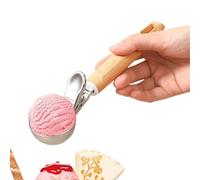 Cucharón Helado - Cucharón Heladero De Acero Inoxidable | Utensilios Apto para Lavavajillas para Control de Porciones, para Cocinar, Servir Platos, Magdalenas, Picnic y Hogar