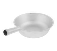 Cucharón Mango Corto Multiusos de Aluminio, de Agua para Cocina | Ligero y Compacto, Acabado Plata, Patrón Inferior Aleatorio, Uso en Jardín y Fregadero Varios estilos