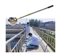 Cucharón medidor de agua con mango telescópico y vaso graduado, varilla de recolección de muestras de agua, vaso medidor pendular for embalses, estanques(500ML,0.86-2m(2.8-6.6ft))