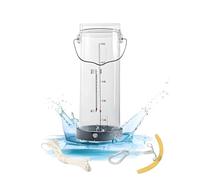 Cucharón para muestras de agua con contrapeso, Muestreador de agua de plástico con accesorios, 0-30 m de profundidad, 0,5-5 l(2.5L)