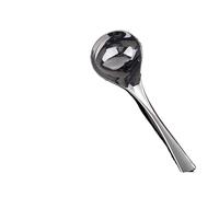 Cucharones De Cocina 2 cucharas de sopa acero inoxidable con cabezal profundo, color gris plateado, for servicio mesa, colador cocina para sopas(2PCS Soup Spoon)