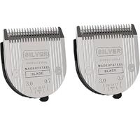 Cuchilla ajustable 5 en 1 para aseo de mascotas compatible con cortaúñas profesionales Wahl, incluyendo Arco, Bravura, Chromado, Creative y Figura (plata 1)