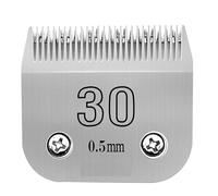 Cuchilla Clipper 4F 5F 7FC 9# 10# 30# 40# 50# Compatible con la mayoría, Compatible con Andis, Compatible con Oster, A5, Compatible con Wahl, Cortadoras para animales KM(Size 30-0.5mm)