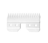 Cuchilla Clipper 4F 5F 7FC 9# 10# 30# 40# 50# Compatible con la mayoría, Compatible con Andis, Compatible con Oster, A5, Compatible con Wahl, Cortadoras para animales KM(1pc white Ceramic)