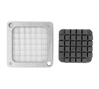 Cuchilla comercial para cortar patatas fritas, cuchilla de acero inoxidable para máquina manual de corte de patatas con marco de aluminio, apta para pepino, berenjena y zanahoria; (12mm)