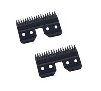 Cuchilla Cortadora Profesional 3F 4F 5F 7F, Compatible Con Andis, Compatible Con Oster A5, Compatible Con Wahl, Compatible Con Km, Clippers Animales Clippers(2 pack black Ceramic)