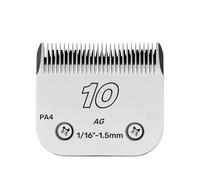 Cuchilla De Acero Desmontable N.° 10 For Cortapelos De Mascotas, Compatible Con Oster, A5, Wahl, KM Y Otras Series. Fácil De Limpiar.