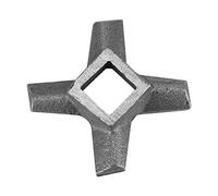 Cuchilla De Acero En Forma De Cruz, Cocina Profesional, Picadora De Carne, Cuchilla, Picadora, Pieza De Repuesto del Cortador, Tamaño Opcional De Plata(#5)