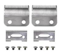 Cuchilla de acero mejorada para cuchillas Wahl Precision MC3, paquete de 2 cuchillas de acero de repuesto para cortapelos estándar de cuña 5 Star Legend de 2 agujeros