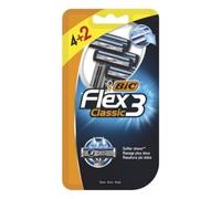 Cuchilla de afeitar BIC Flex3 Classic 3 hojas Aloe Vera 6 unidades