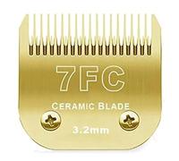 Cuchilla De Cerámica Desmontable Profesional For Perros, Compatible Con Andis, AG, AGC, AGP, AGRC Y Oster, Cortadoras De Aseo A5. Funciona Con Suavidad.(7FC(3.2mm))