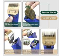 Cuchilla De Cerámica Desmontable Profesional For Perros, Compatible Con Andis, AG, AGC, AGP, AGRC Y Oster, Cortadoras De Aseo A5. Funciona Con Suavidad.(NO.10(1.5mm))