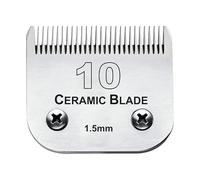 Cuchilla De Cerámica for Cortapelos, Compatible Con Andis, Compatible Con Oster, 10/15/30/40/4FC/5FC/7FC/3-3/4FC A5, Compatible Con Wahl, Piezas De Repuesto De La Serie KM(10(1.5mm))