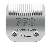 Cuchilla De Cerámica for Cortapelos, Compatible Con Andis, Compatible Con Oster, 10/15/30/40/4FC/5FC/7FC/3-3/4FC A5, Compatible Con Wahl, Piezas De Repuesto De La Serie KM(7FC(3.2mm))