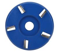 Cuchilla De Corte, Amoladora De Tocones, Disco De Corte De Madera En Forma De Arco De 5 Dientes, Amoladora Angular Para Carpintería, Herramienta De Pulido Para Tallado(Blue)