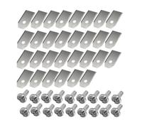 Cuchilla De Corte De Cortacésped De Acero Inoxidable Con Kit De Tornillos De Repuesto, Compatible Con Husqvarna, Automower, Compatible Con Gardena, Pieza De Cortacésped Robótico(30pcs Silver)