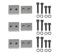 Cuchilla de corte eléctrica, 40 mandíbulas de repuesto hidráulicas de acero para barra redonda/carbono/deformada, juego de 6 piezas con tornillos (tamaño 16/20/25)