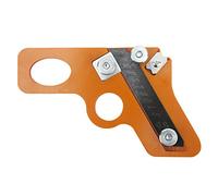 Cuchilla de corte para carpintería de 6 mm y cepilladora de esquinas de bordes con hoja de acero de aleación y tornillos de acero inoxidable para raspado de tiras de PVC, tableros (2 uso)