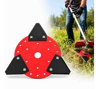 Cuchilla de Disco Triangular para Alpina ABR42, Cuchilla de Corte de Acero de Repuesto para Desbrozadora, Pasto, Maleza y Mantenimiento Exterior